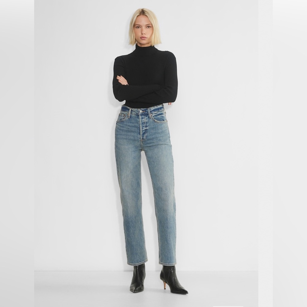 The Arlo Hi-rise Straight Jean by Aritzia’s Denim Forum